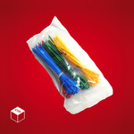 Opaski kablowe (CT) MIX PA-66 kolor 100 szt.