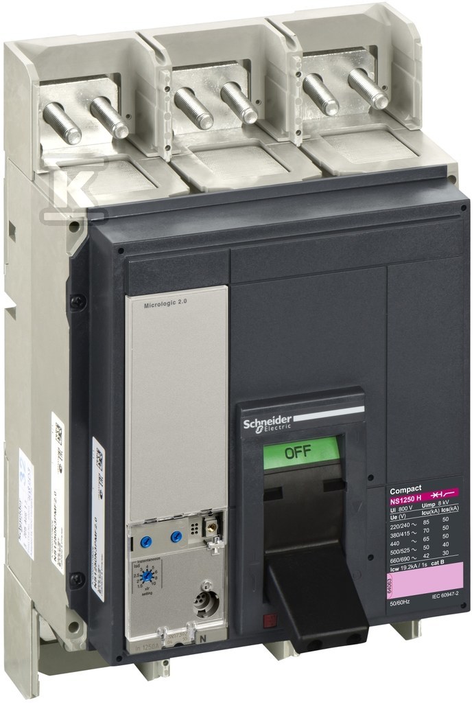 Wyłącznik NSb H Mic5.0E 1250A 3P 34433 - Hurtownia Onninen