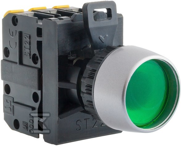 Кнопка прихована підсвічена біла 2 - ST22-KLB-20-24-BA9S\.