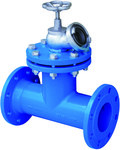 Czyszczak kołnierzowy DN80 z zaworem hydrantowym, PN10, do wody, GJL-żeliwo szare