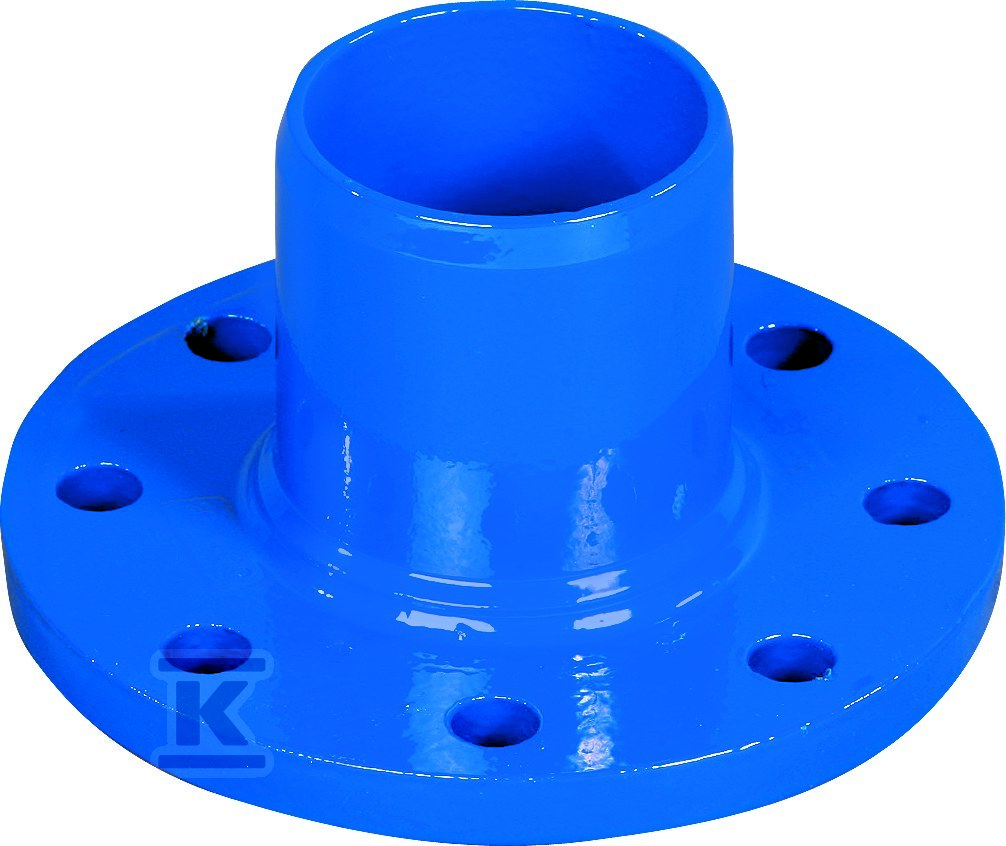 FW single-flange connector for PVC - 45.300.080