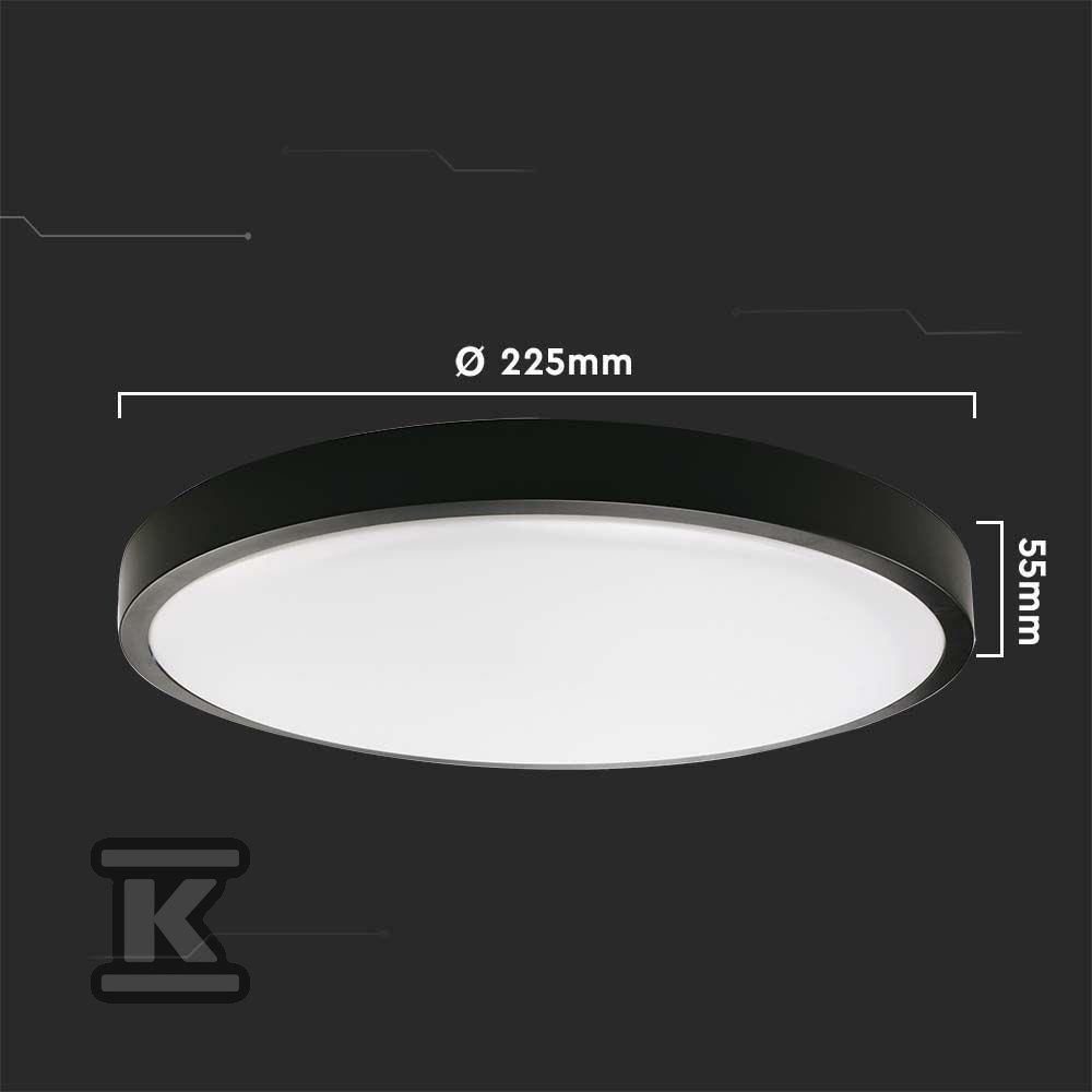 Plafon V-TAC 18W LED Okrągły IP44 23cm - 7633