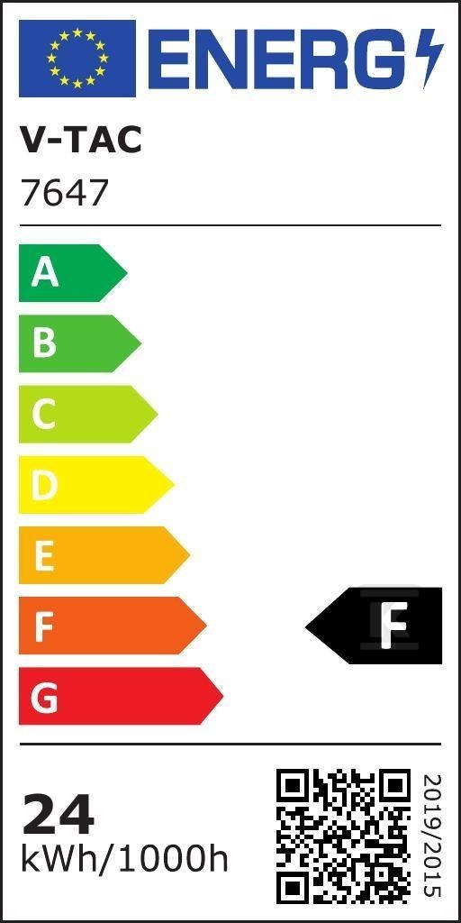 Plafon V-TAC 24W LED Kwadrat IP44 - 7647