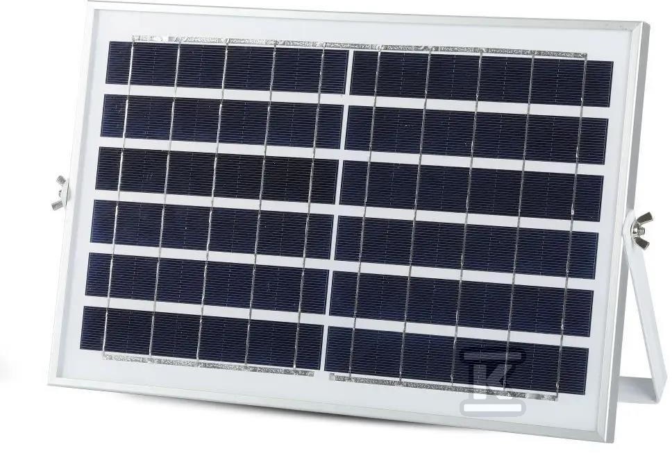 V-TAC 12W schwarzer LED-Solarprojektor - 8573