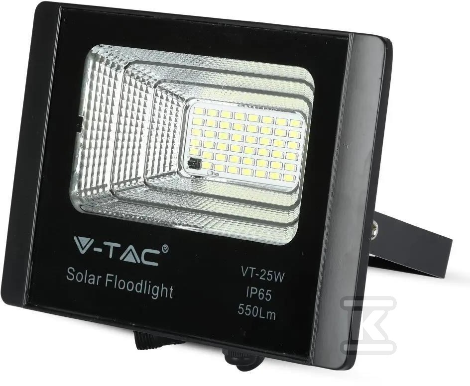 V-TAC 12W schwarzer LED-Solarprojektor - 8573