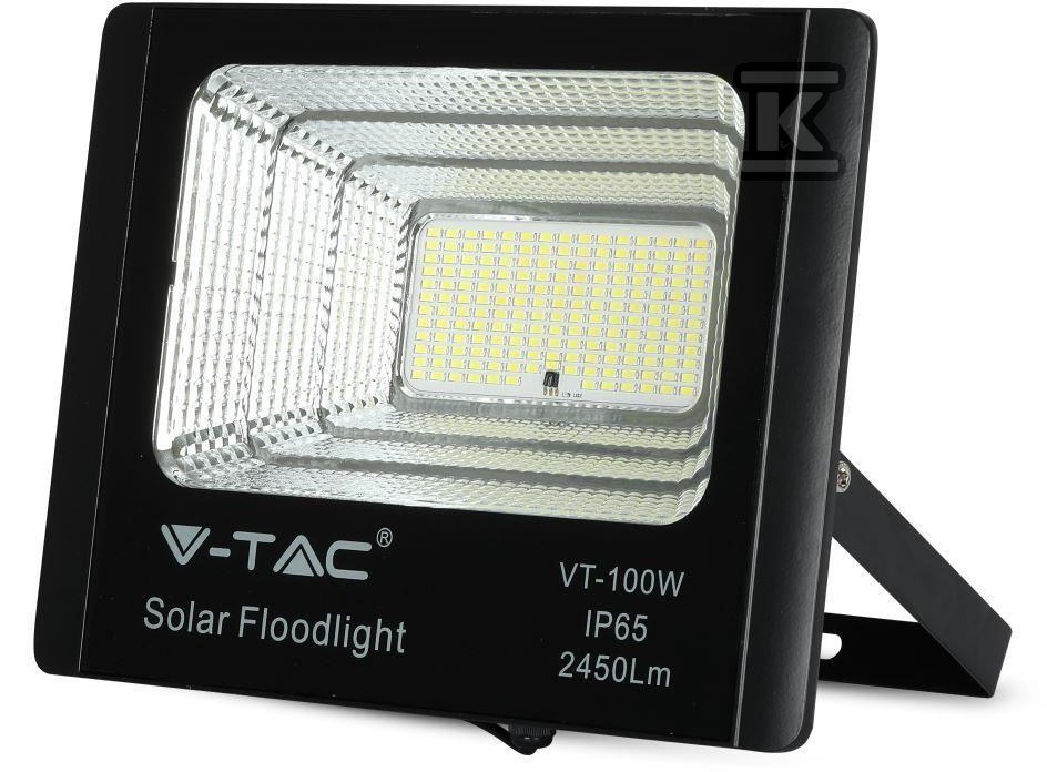 V-TAC 35V crni LED solarni projektor - 8576