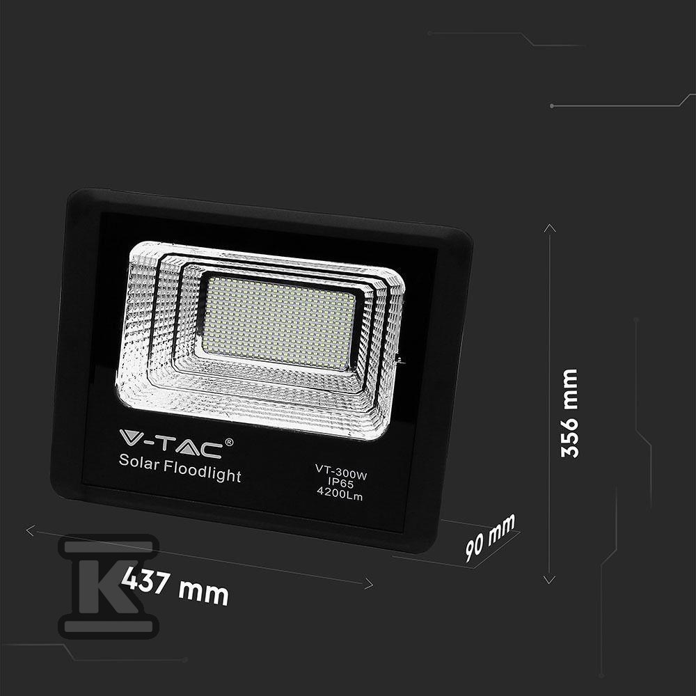 Projektor LED Solarny V-TAC 50W Czarny - 8578