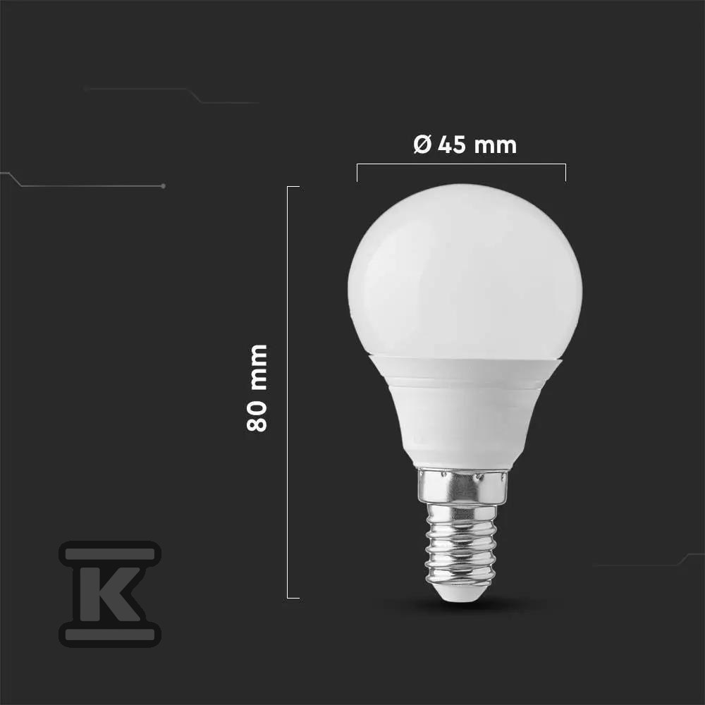 V-TAC LED žárovka 3,7W E14 Ball P45 - 214123