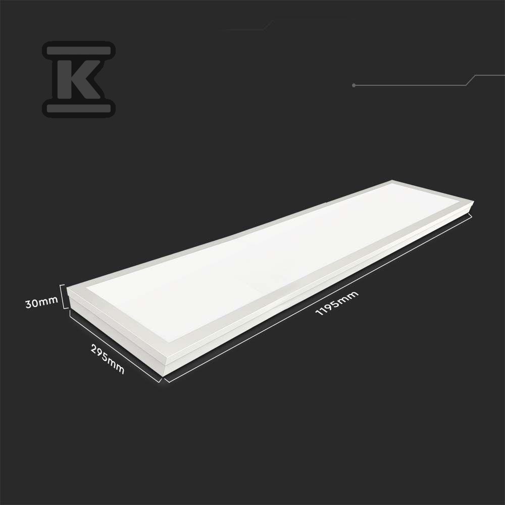 V-TAC LED panel 40W 1200x300 3v1 - 216625