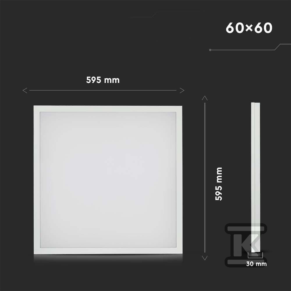 V-TAC LED panel 36W 600x600 3v1 - 638021