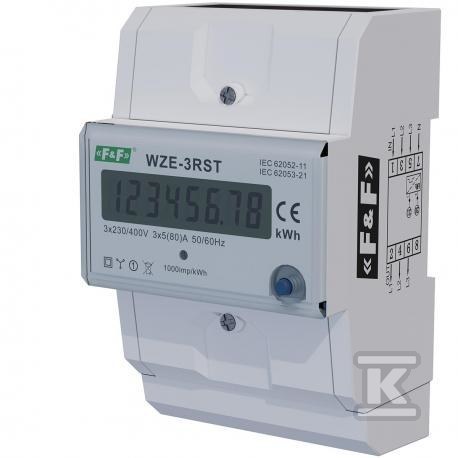 Three-phase energy consumption meter - WZE-3RST