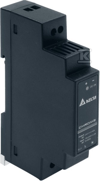 DELTA CHROME power supply for a DIN - DRC-24V10W1AZ