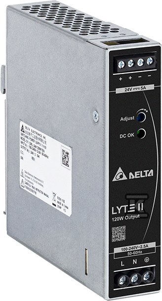 DELTA LYTE II, DIN-Schienen-Netzteil - DRL-24V120W1EN