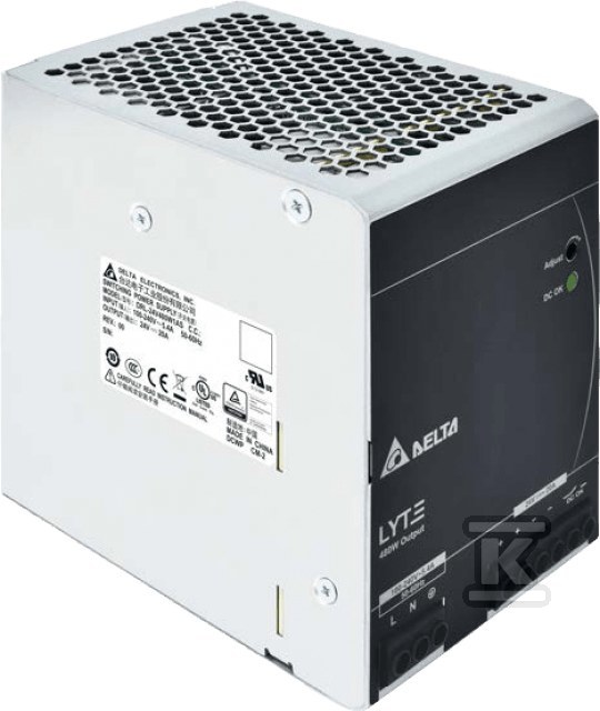 DELTA power supply for a DIN rail - DRL-48V120W1AA