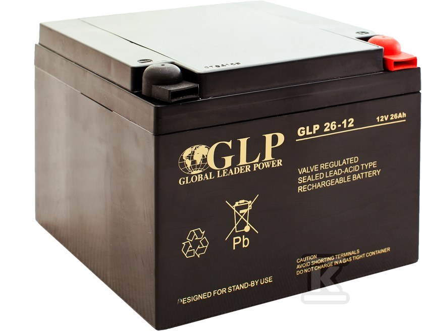 VRLA AGM battery 12V/26Ah M5 - GLP 26-12