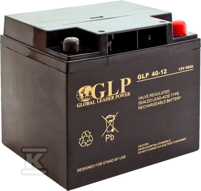 VRLA AGM battery 12V/40Ah M6 - GLP 40-12