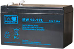 MW Power AGM AGM battery 12V/12Ah 6-9 years (wide connector)