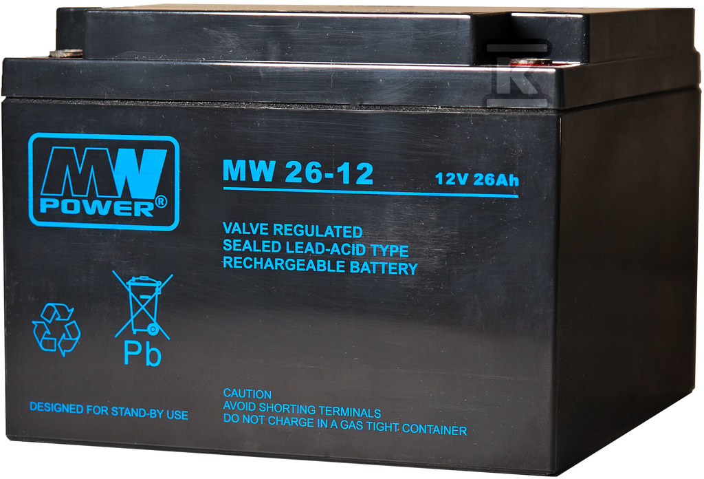 Akumulator AGM 12V/26Ah 6-9 lat MW - MW 26-12