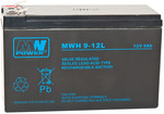 MW Power AGM AGM 12V/9Ah battery 6-9 years (wide connector)