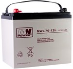 MW Power AGM AGM battery 12V/70Ah 10-12 years