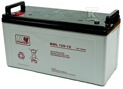 MW Power AGM AGM battery 12V/120Ah - MWL 120-12