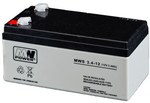 MW Power AGM Battery AGM 12V/3,4Ah 5 years