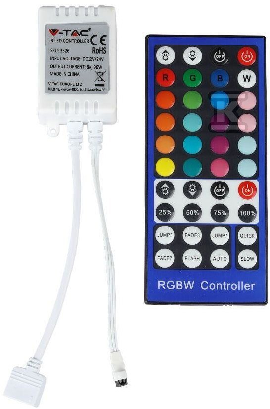 RGBV RGBV V-TAC VT-6129 Kontroler LED - 3326