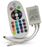 72W RGB LED Strip Controller Infrared 24 Buttons V-TAC VT-2472