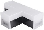 Т-коннектор системи LINEAR LIGHT Чорний V-TAC VT-4140 4000K 1000lm Гарантія 3 роки