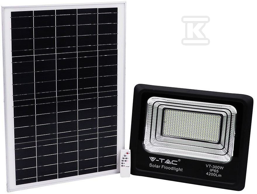 Projektor LED Solarny V-TAC 50W Czarny - 8578