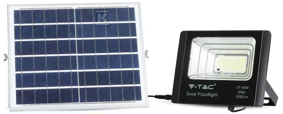 V-TAC 16V crni LED solarni projektor - 8574