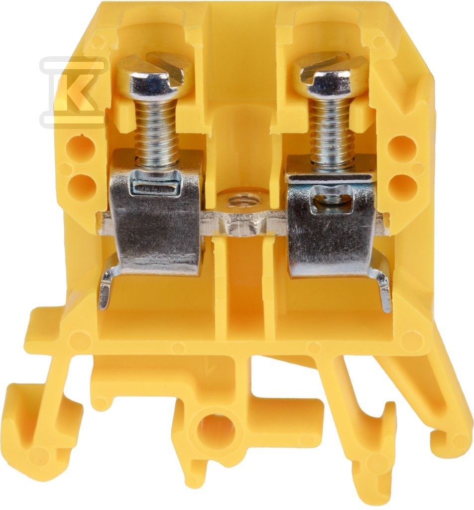 Threaded terminal block ZUG-G10, yellow - A11-0201