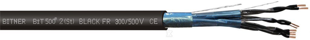 Керуючий кабель BiT 500 2(St) Чорний FR - SB3016