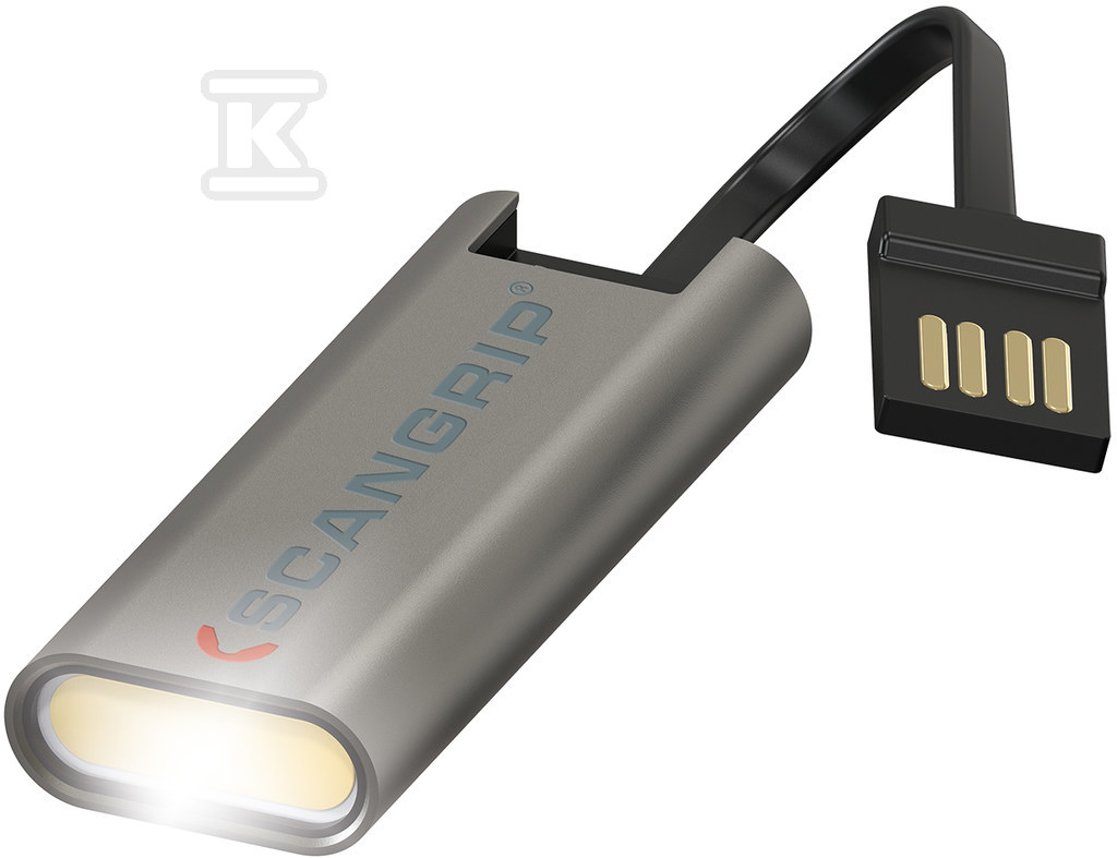 Latarka brelok z wbudowanym kablem USB - SG035113