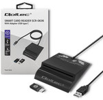 Smart ID chipkártya-olvasó SCR-0636, USB Type C, 50636