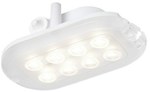 OVAL LED BASIC lampa, 450LM, 840, IP44, 4.7V, bela