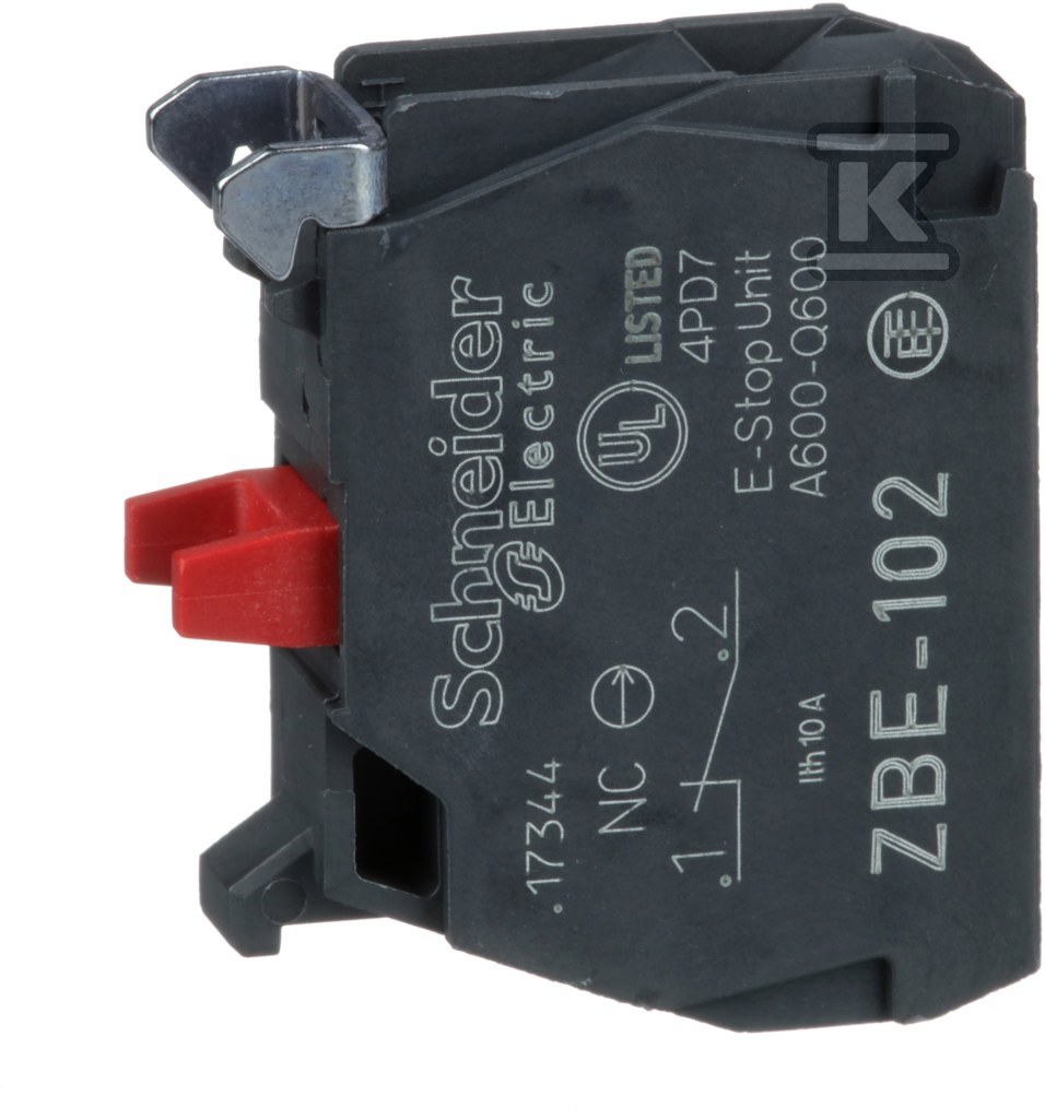 Single NC contact block ZBE102 - ZBE102