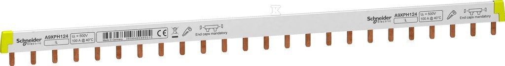 Tűsín A9XPH124 100A 1 pólusú 24 modul - A9XPH124