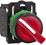 Przełącznik 2 pozycyjny czerwony LED 24V