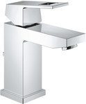 Grohe EuroCube umývadlová jednopáková, veľkosť S, chróm, obmedzovač prietoku 5,7 l/min, keramická kartuša 28 mm, odpadová súprava s tyčou