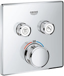 Grohtherm SmartControl Thermostatic mixer for controlling two water outlets