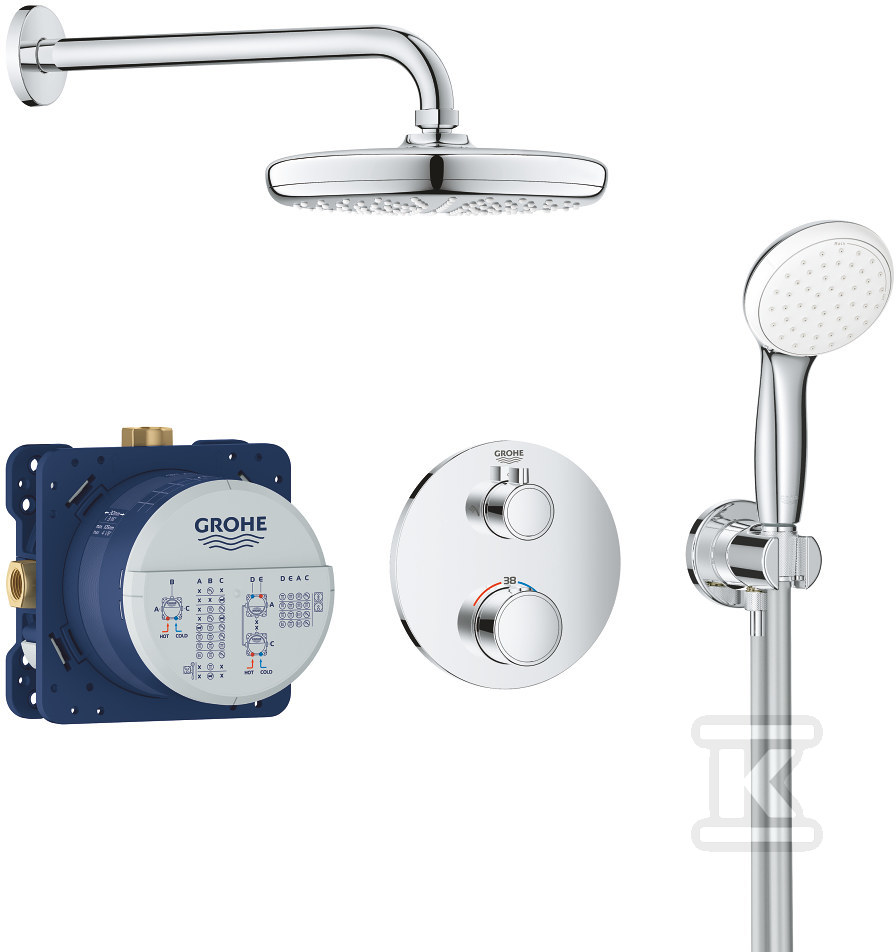 Grohtherm Tempesta 210 shower set - 34727000