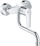 Eurosmart Single lever sink mixer, chrome, 360 ° spout swivel, 35 mm ceramic head, 216 mm spout