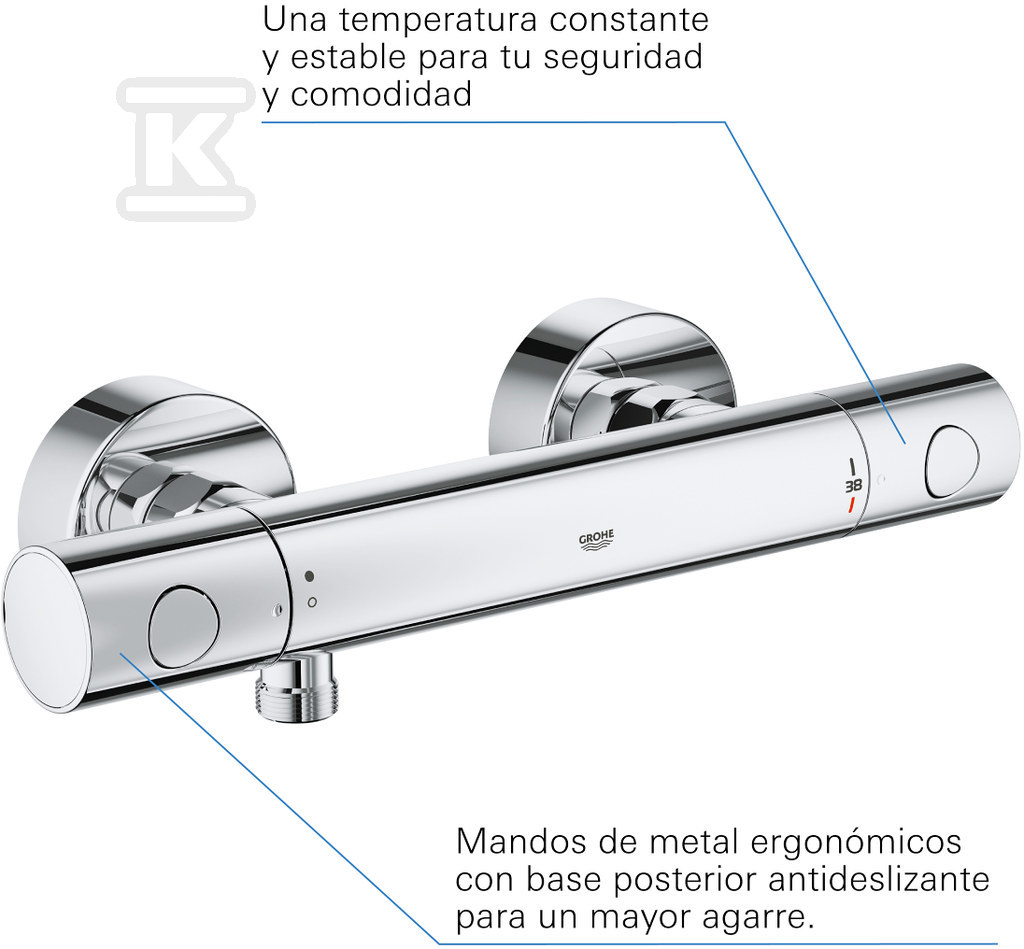 Grohtherm 800 Cosmopolitan Bateria - 34765000