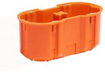 M2x60DF MULTIWALL SLIM flush-mounted box, orange