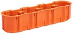 M4x60DF MULTIWALL SLIM flush-mounted box, orange