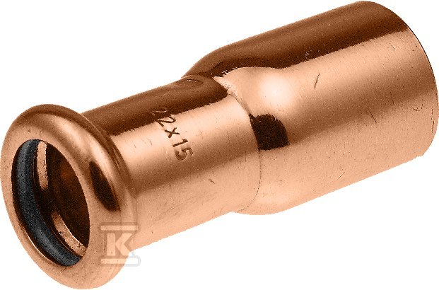 Copper nipple reducer - 22/18 - 2265221004