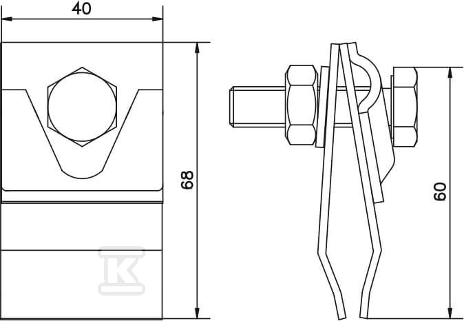 Тримач для пайки (мідь) /CU/ - AH08062