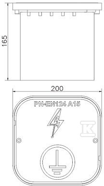 Skrzynka kontrolna gruntowa, - AH30070