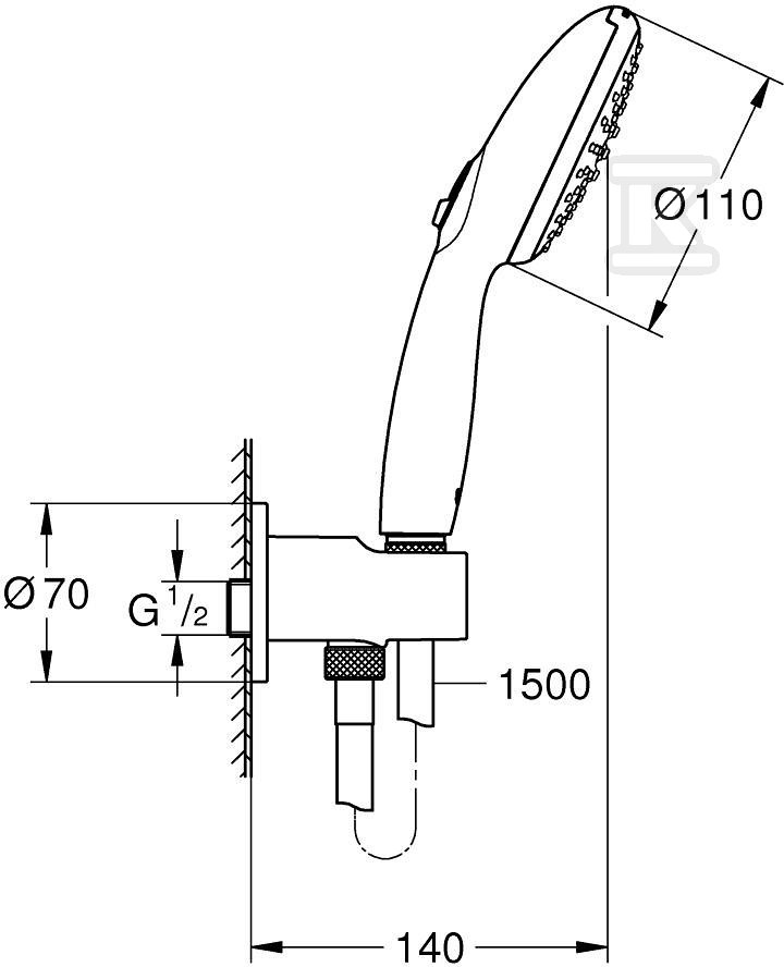 Tempesta 110 hrom garnitura za - 26406003